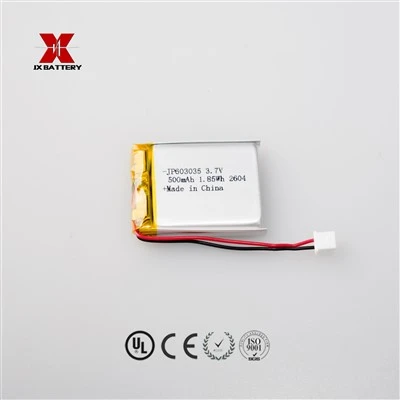 E tjhajwa hape 603035 3.7V 500mah 3.7v Lithium Polymer Battery